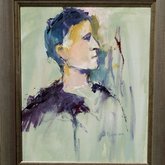 The Actor 440x540 Oil on Canvas Framed - SOLD